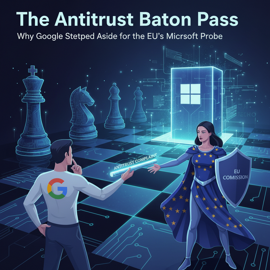 The Antitrust Baton Pass: Why Google Stepped Aside for the EU’s Microsoft Probe